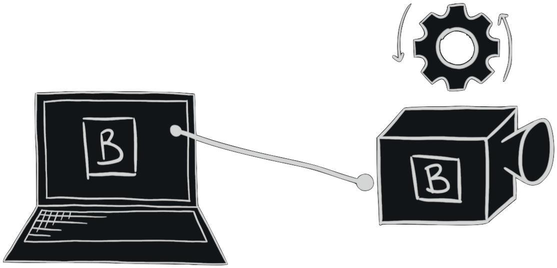 Camera adjusting to mechanical change